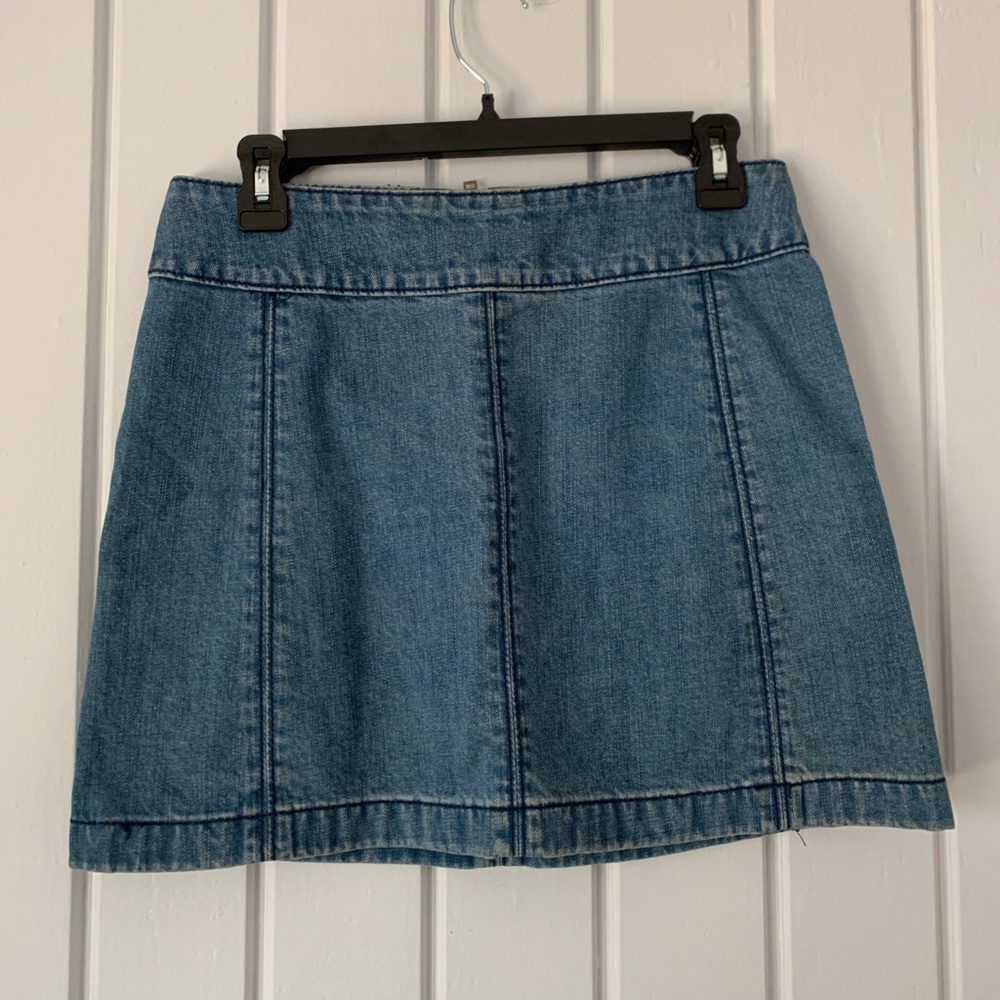 Free people denim mini skirt - sz. 4